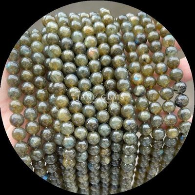 Edelsteen Ronde gesneden edelstenen Perlen Zebra Jaspis Maagonie Obsidian Verschillende soorten Kristal Geneessteen Losse perlen Strengen voor handgemaakte accessoires