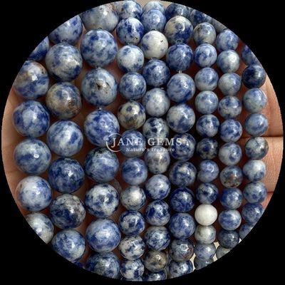 Edelsteen Ronde vorm Howliet Rohdonite Kristalsteen Verschillende soorten Healing Stone voor DIY Juwelen