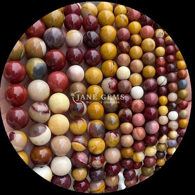 Edelsteen Ronde vorm Howliet Rohdonite Kristalsteen Verschillende soorten Healing Stone voor DIY Juwelen