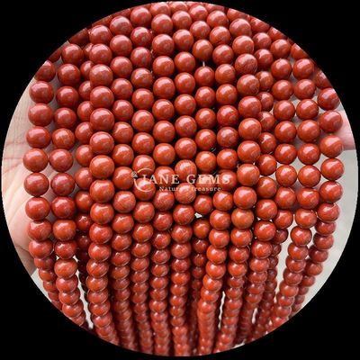Gepolijste techniek Ronde gesneden edelstenen Perlen in veelkleurig kristal Healing Stone Dalmatische jaspis Lava Stone Losse perlen strengen voor perlen haar accessoires