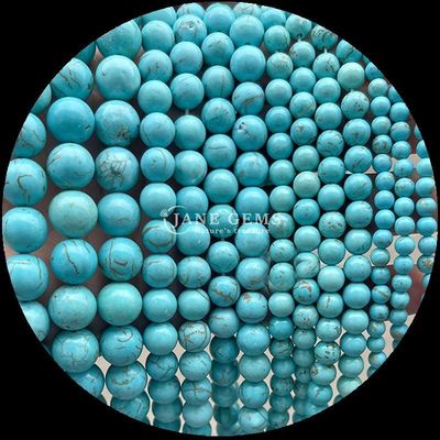 Gepolijste techniek Ronde gesneden edelstenen Perlen in veelkleurig kristal Healing Stone Dalmatische jaspis Lava Stone Losse perlen strengen voor perlen haar accessoires