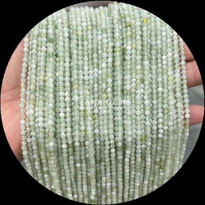 Natuurlijke edelstenen Perlen Ronde gesneden gevelvormige helende kristallen Mini edelstenen Moos Agate Sneeuwvlokken Obsidian Verscheidene losse perlen strengen Ideaal voor handgemaakte accessoires