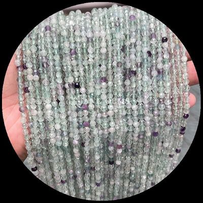 Natuurlijke edelstenen Perlen Ronde gesneden gevelvormige helende kristallen Mini edelstenen Moos Agate Sneeuwvlokken Obsidian Verscheidene losse perlen strengen Ideaal voor handgemaakte accessoires